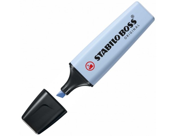 EVIDENZIATORE STABILO PASTELLO CLOUDY BLUE AZZURRO GHIACCIO ( 111 )