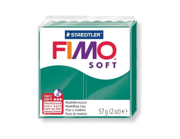 PANETTO PASTA MODELLABILE FIMO STAEDTLER FIMO STAEDTLER VERDE SMERALDO - 56