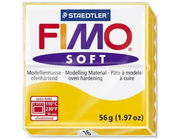 PANETTO PASTA MODELLABILE  FIMO STAEDTLER GIALLO SOLE - 16