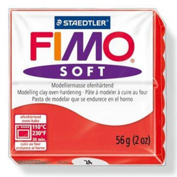 PANETTO PASTA MODELLABILE FIMO STAEDTLER ROSSO...