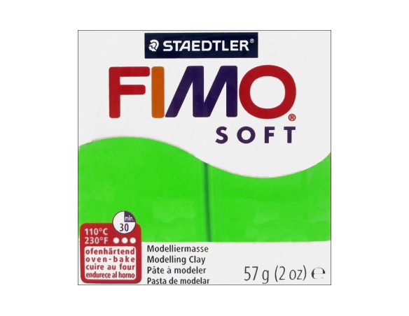 PANETTO PASTA MODELLABILE FIMO STAEDTLER VERDE MELA - 50