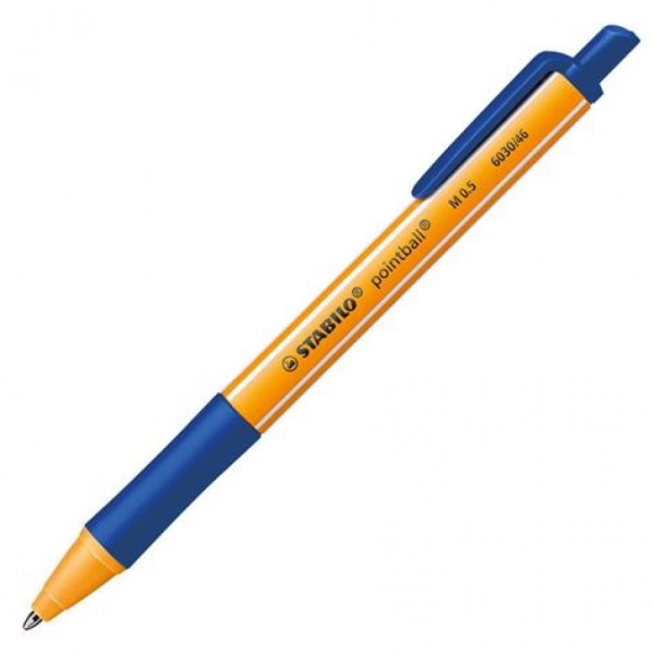 PENNA STABILO POINT BALL POINTBALL  BLU M 0,5