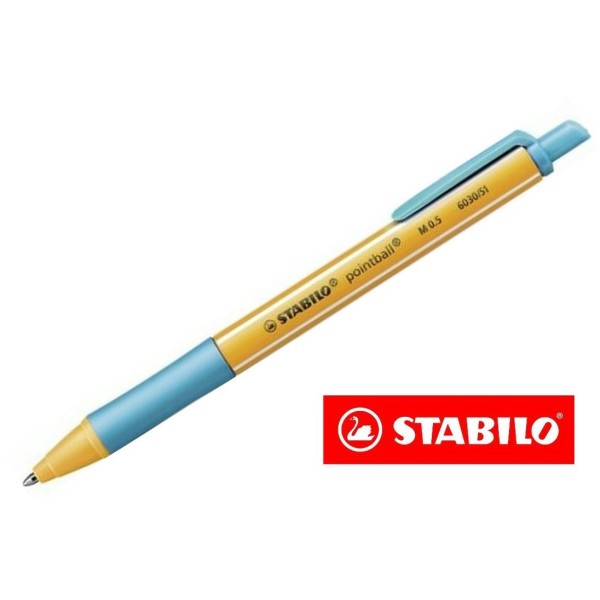 PENNA STABILO POINT BALL POINTBALL TURCHESE M 0,5