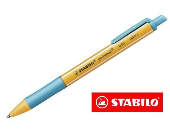 PENNA STABILO POINT BALL POINTBALL TURCHESE M 0,5
