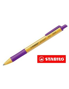 PENNA STABILO POINT BALL POINTBALL VIOLA M LILLA 0,5