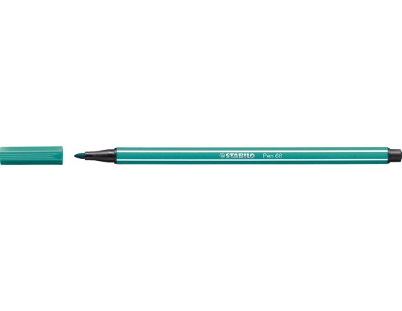 PENNARELLO PENNA STABILO PEN 68/51 VERDE SELVA (COLORE VERDE SELVA) blu turchese