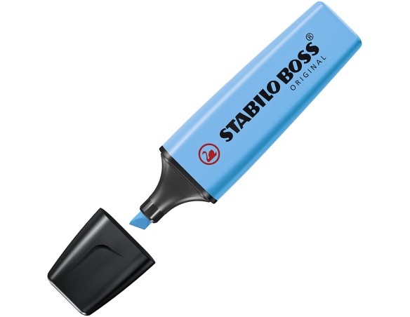 EVIDENZIATORE STABILO BLU FLUO AZZURRO 70/31