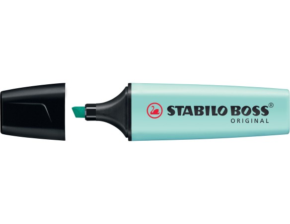 EVIDENZIATORE STABILO BOSS AZZURRO PASTELLO 70/113 CARTA DA ZUCCHERO ( COLORE CARTA DA ZUCCHERO )