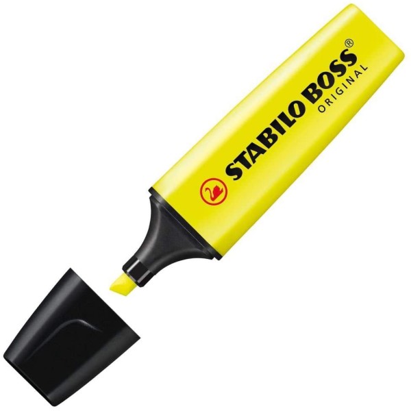 EVIDENZIATORE STABILO BOSS GIALLO FLUO 70 / 24