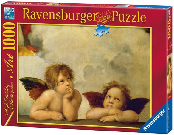 Ravensburger 15544 Raffaello: Cherubini Puzzle 1000 Pezzi Arte