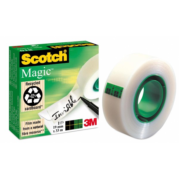 ROTOLO SCOTCH NASTRO 3M MAGIC  INVISIBILE 19X33