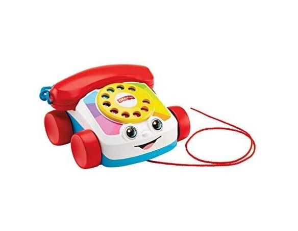 Telefono Chiacchierone Parlante Trascinabile, Giocattolo per Bambini 1+ Anni, FGW66 Fisher Price