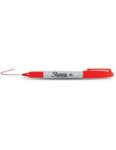 PENNARELLO SHARPIE MARCATORE PUNTA FINE ROSSO