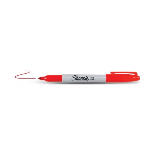PENNARELLO SHARPIE MARCATORE PUNTA FINE ROSSO