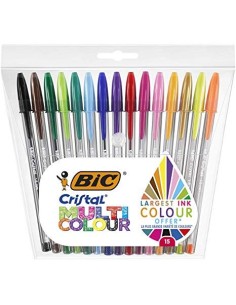 BIC Cristal Multicolour Penna a sfera 15 pezzo(i)