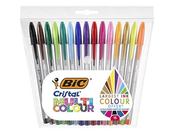 BIC Cristal Multicolour Penna a sfera 15 pezzo(i)