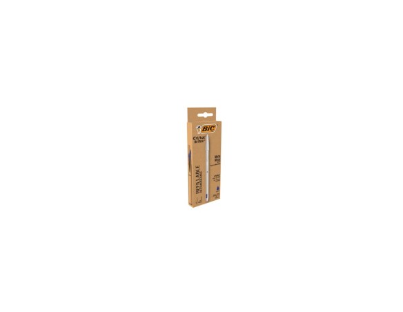 Bic Metal blu PENNA A SFERA RICARICABILE CRISTAL RE-NEW 1 MM 997201