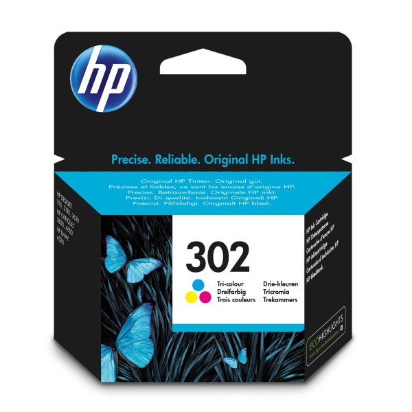 CARTUCCIA HP 302 COLORI ORIGINALE Compatibili...