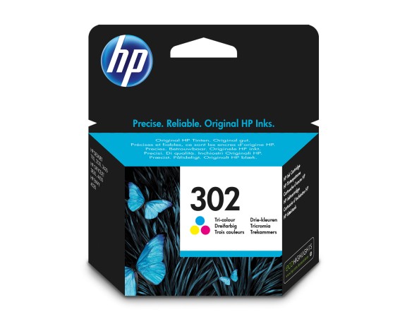 CARTUCCIA HP 302 COLORI ORIGINALE Compatibili Per Officejet 3833 3834 PSC 1110 Deskjet 2130 Envy 4520 4524 4527
