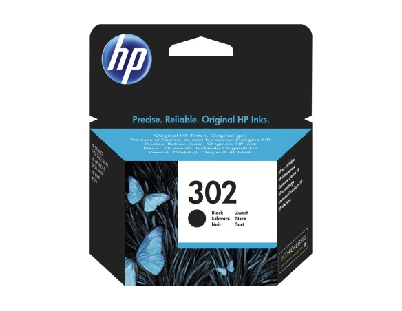 CARTUCCIA HP NERO 302 originale Compatibili Per Officejet 3833 3834 PSC 1110 Deskjet 2130 Envy 4520 4524 4527