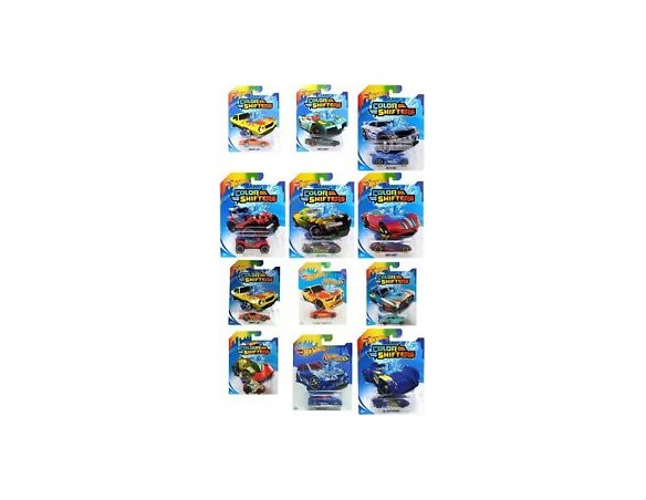 VEICOLO HOT WHEELS MATTEL CAMBIA COLORE