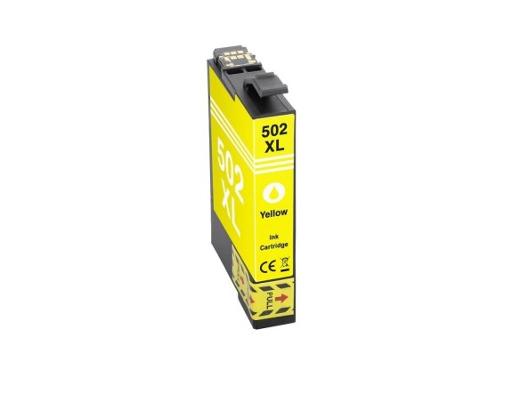 CARTUCCIA COMPATIBILE EPSON 502 xl giallo yellow per Expression Home XP 5100 XP-5105 XP-5150 XP-5155, Workforce WF-2860DWF WF-2