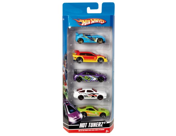 SET 5 VEICOLI HOT WHEELS MATTEL 1806