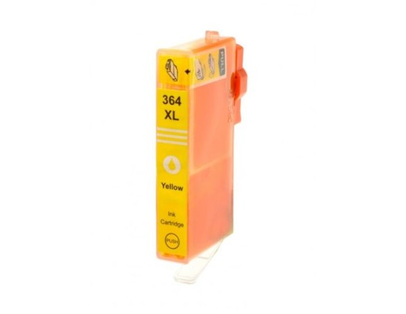 CARTUCCIA HP 364 XL GIALLA COMPATIBILE CON CHIP PER HP 5380,6380,5460,8550,5324 CB325EE 364Y CAPACITA' 18ML CON CHIP