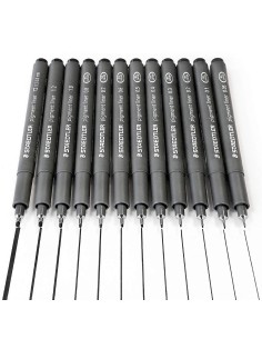 PENNINO PENNA PIGMENT LINER NERO STAEDTLER 308 04-9...