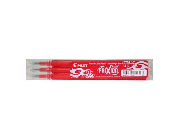 REFIL FRIXION PILOT ROSSO ROSSA TRIS 3 PEZZI - OFFERTA
