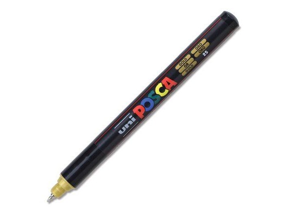 PENNARELLO UNI POSCA MM.0,7 ORO PC-1MR (COLORE ORO) 07 0.7mm