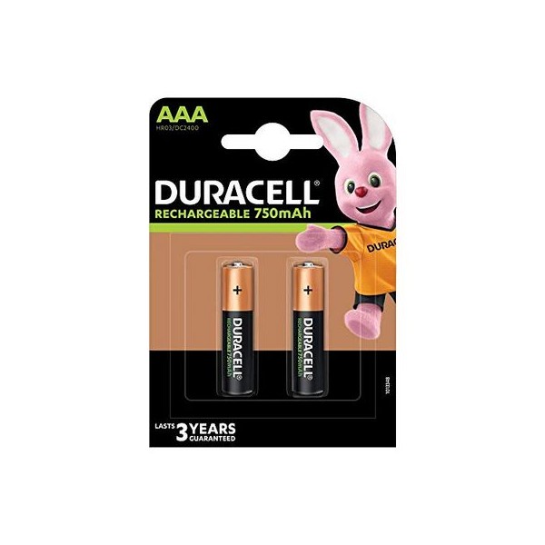 PILA MINI STILO RICARICABILE DURACELL AAA 750B2