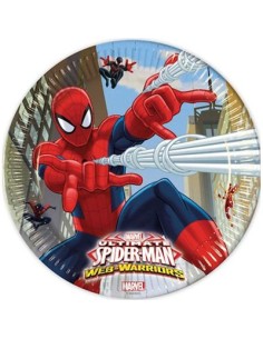 PIATTI SPIDERMAN 23CM 8PZ 2