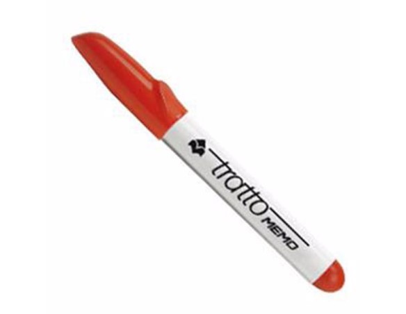PENNARELLO PER LAVAGNA MAGNETICA TRATTO MEMO ROSSO