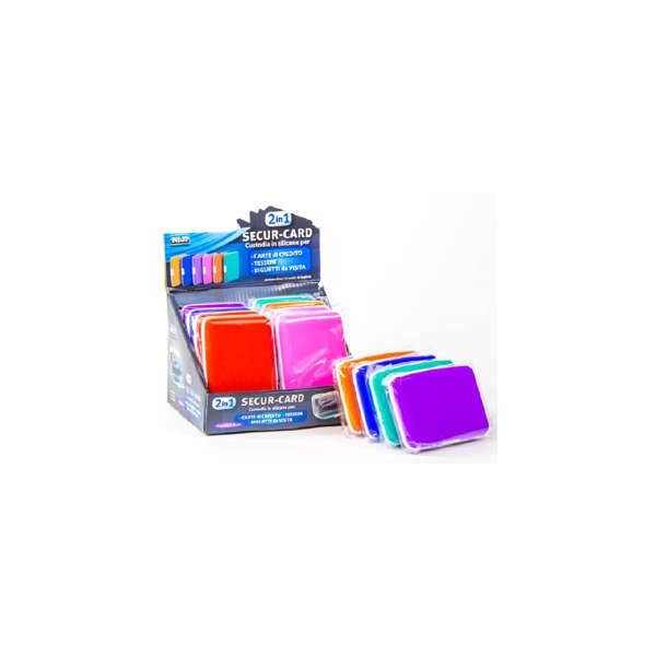 PORTACARDS CUSTODIA IN SILICONE 2 IN 1 NIJI