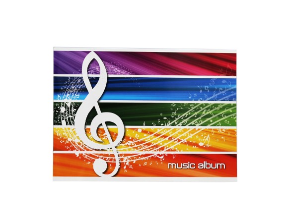 ALBUM MUSICA 17X24  PENTAGRAMMATO