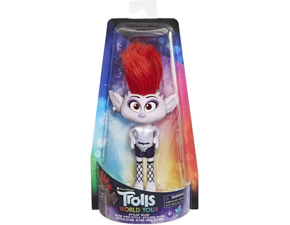 DreamWorks Trolls- Barb Fashion Doll with Removable Dress and Hair Accessory- Kids Toys- Ages