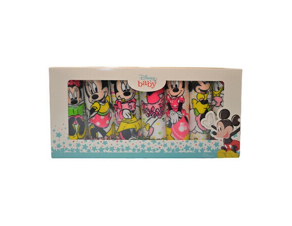 SET BAVETTE DELLA SETTIMANA SETTIMANALI - MINNIE in spugna e di plastica retro
