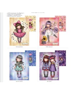 Quaderno Maxi A4 Santoro Gorjuss - pretty melody - 1 rigo