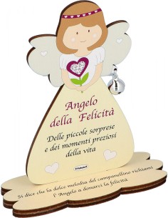 Fabula | Porta Foto/Memo Angelo della felicità In Legno...