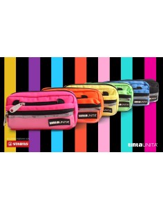 Bauletto due scomparti tinta unita con accessori Stabilo...