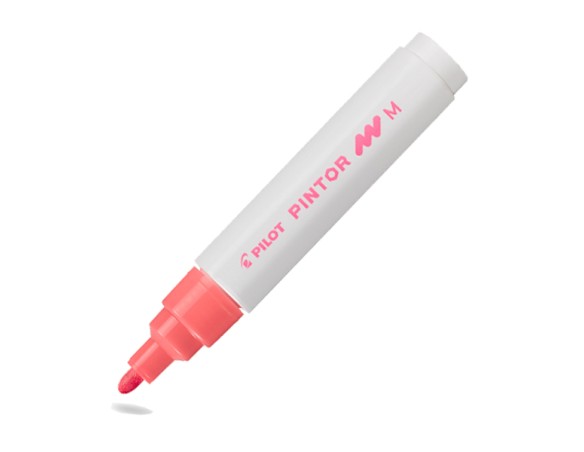 Marcatore pennarello Pilot pintor rosa neon M 1,4mm