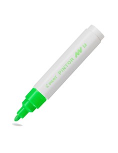Marcatore pennarello Pilot pintor verde neon M 1,4mm