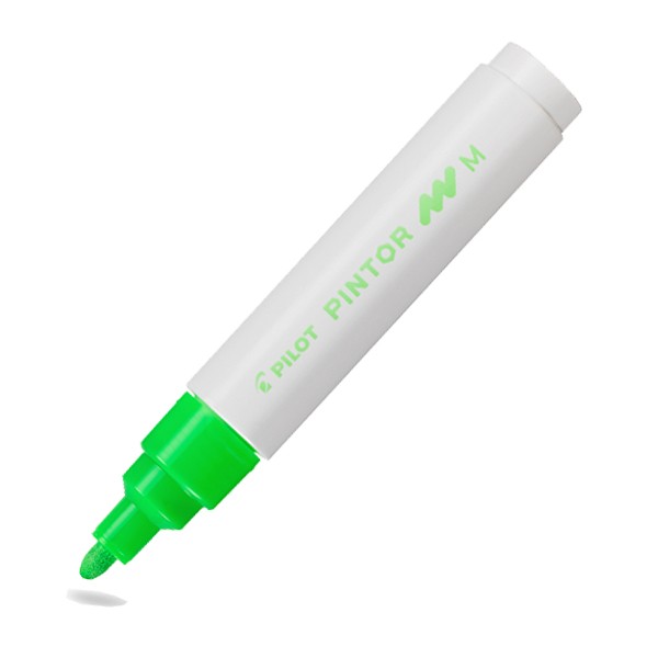 Marcatore pennarello Pilot pintor verde neon M...