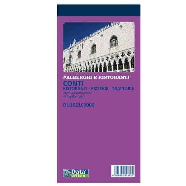 RISTORAZIONE BLOCCO CONTO RISTORANTE CM.11x21 2...