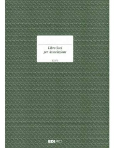 E2373 LIBRO SOCI PER ASSOCIAZIONI 47 pagine numerate f.to...