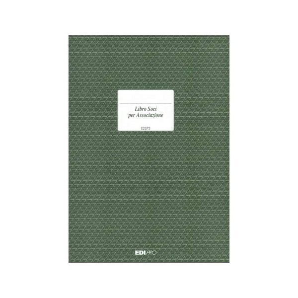 E2373 LIBRO SOCI PER ASSOCIAZIONI 47 pagine...