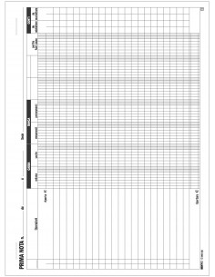 REGISTRO PRIMA NOTA CASSA E BANCA 22 X 30 50 X 2 E 5350 2
