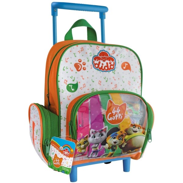 Trolley Didò 44 Gatti Buffycats Zaino  e Pasta...