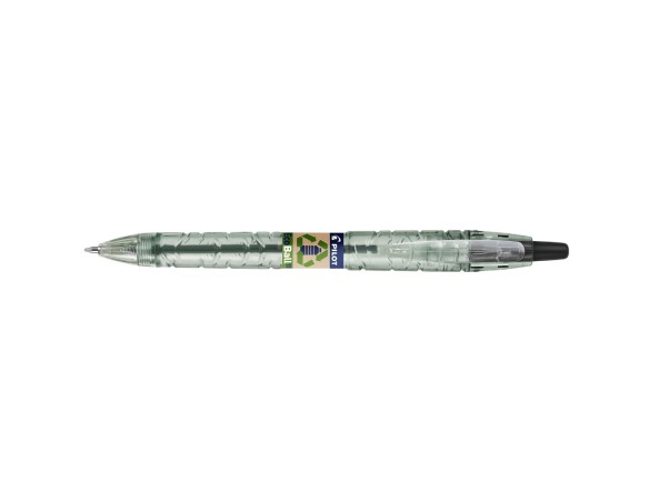Penna pilot a sfera b2p ecoball plastica riciclata Nera nero